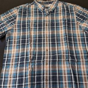 Royal Robbins men's short sleeve shirt large